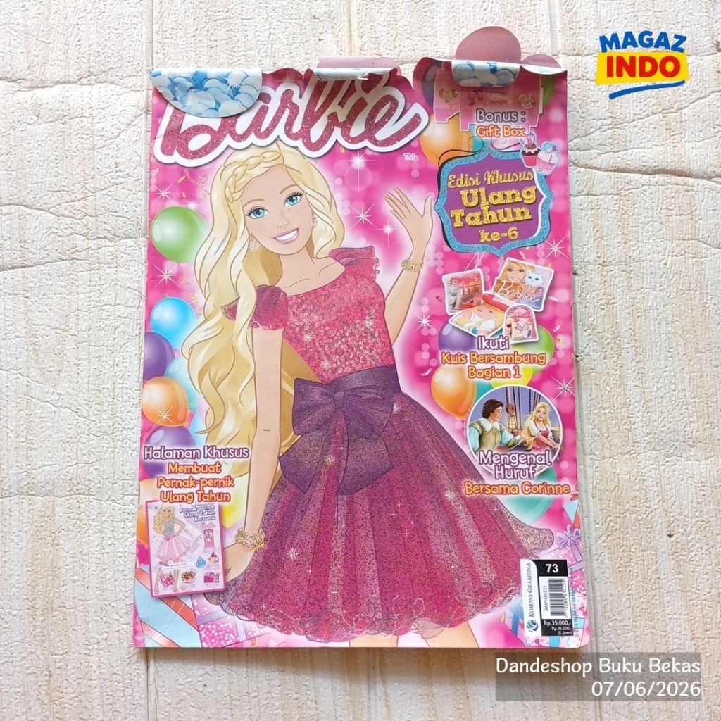 BARBIE Majalah Anak (bekas preloved)