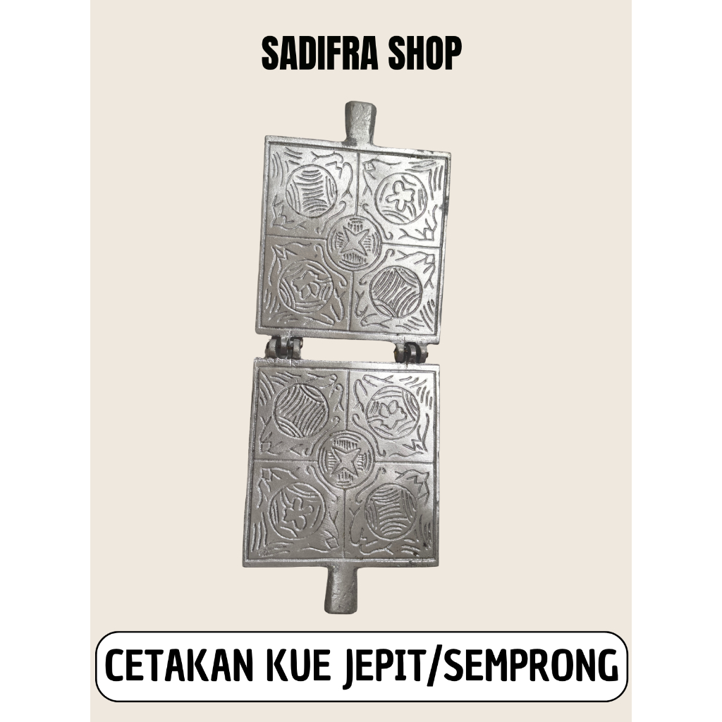 Cetakan Kue Jepit/Semprong