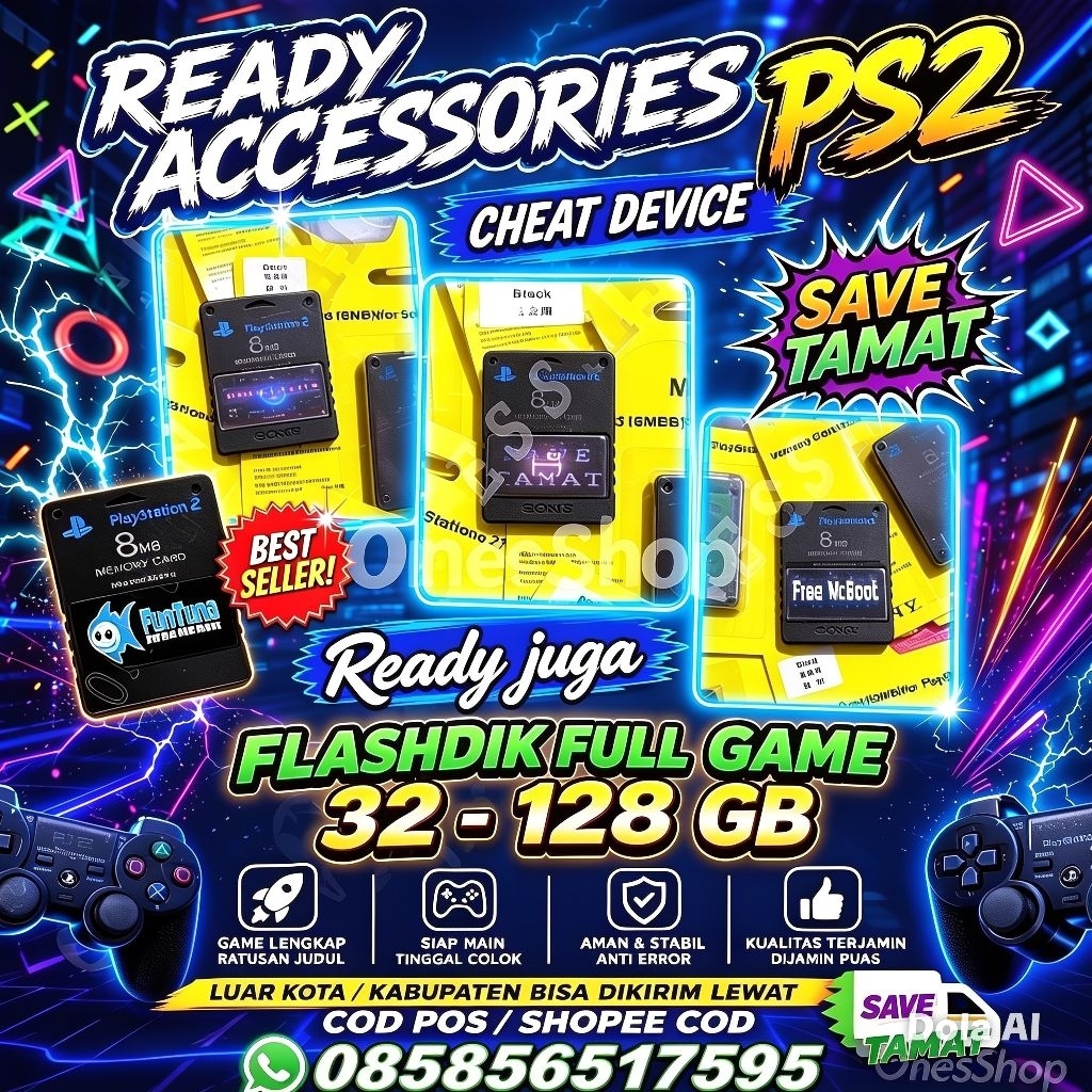 Cheat Device Ps2 Internal + External (FAT+ SLIM)