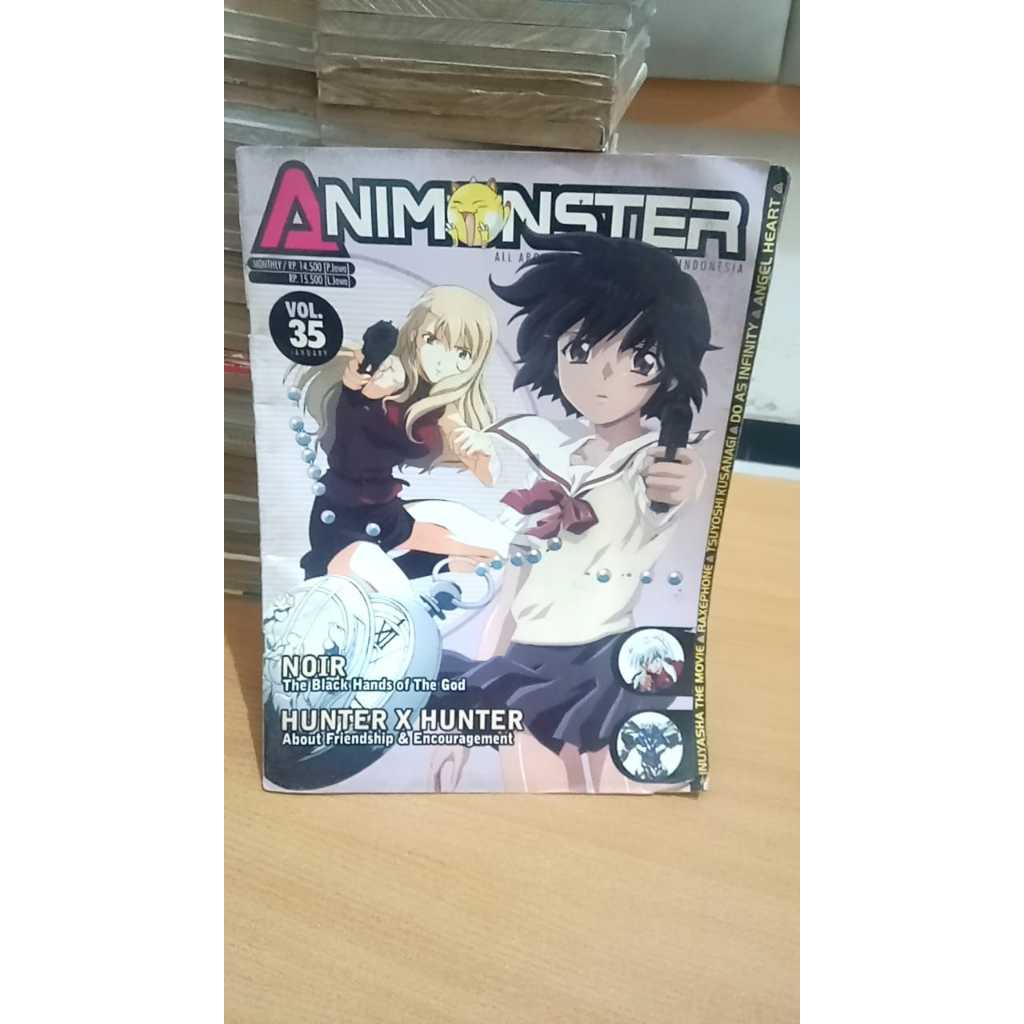 Majalah Animonster no 35 - Hunter x Hunter - Noir Anime