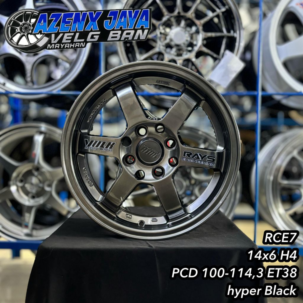 velg mobil TE37 R14