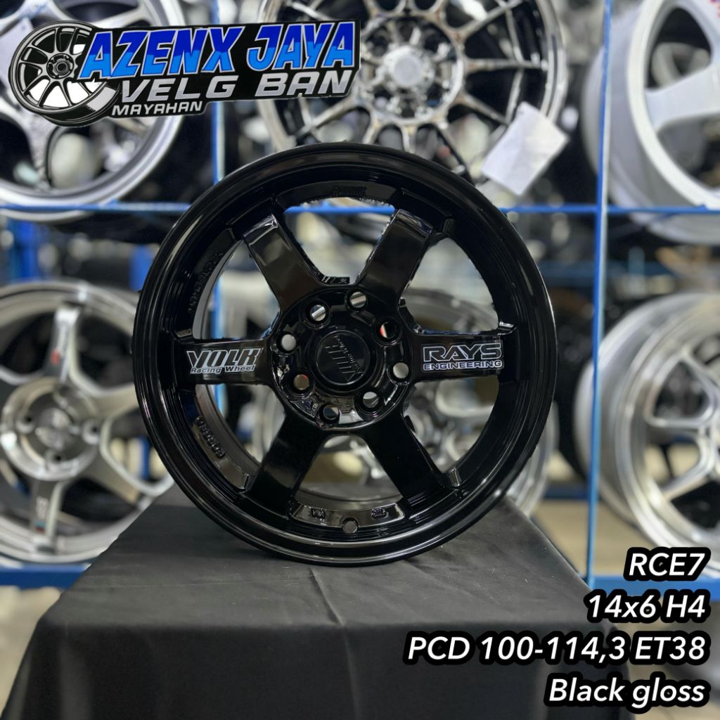 velg mobil TE37 R14