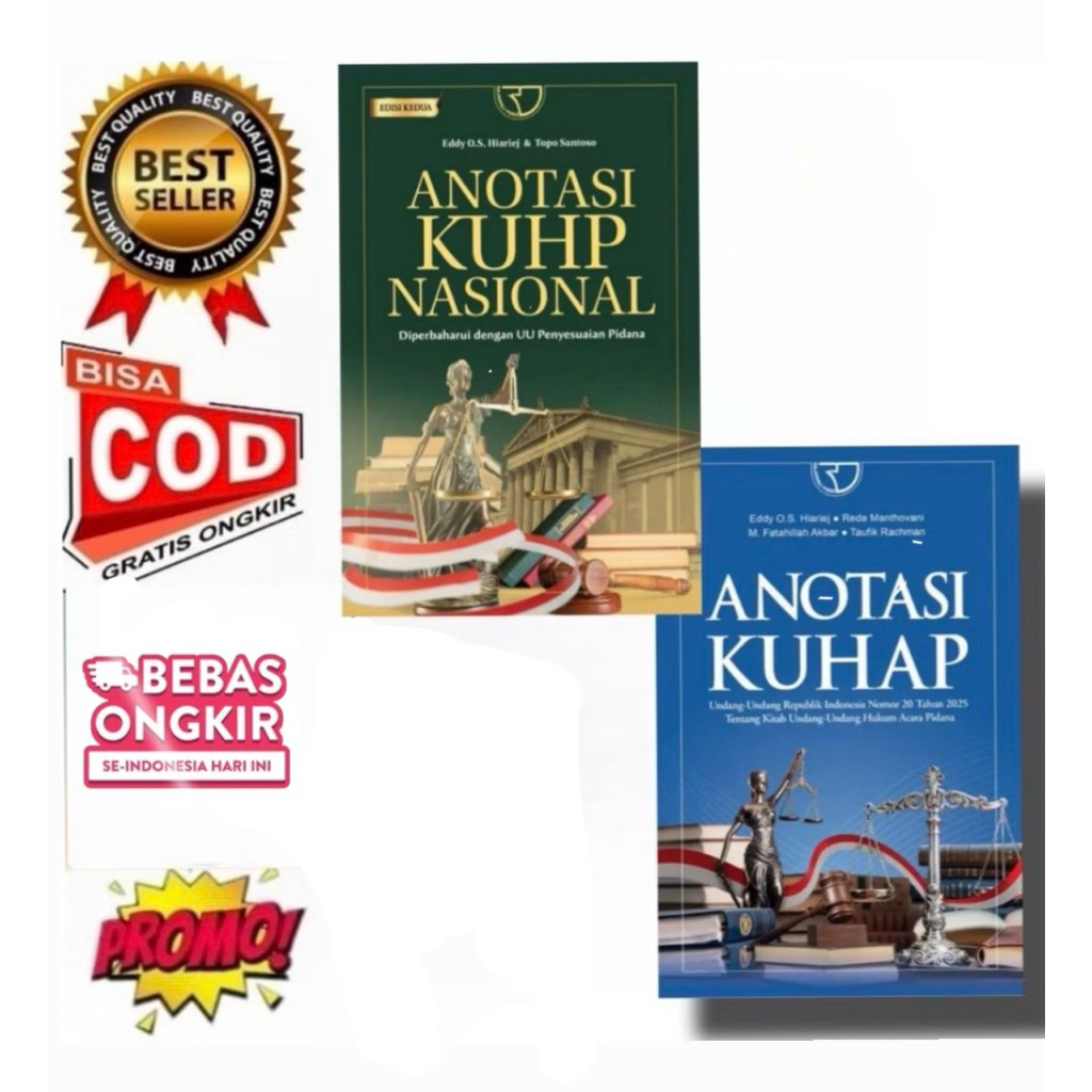 Buku Anotasi Kuhp & Anotasi Kuhap ( Paket 2 Buku )
