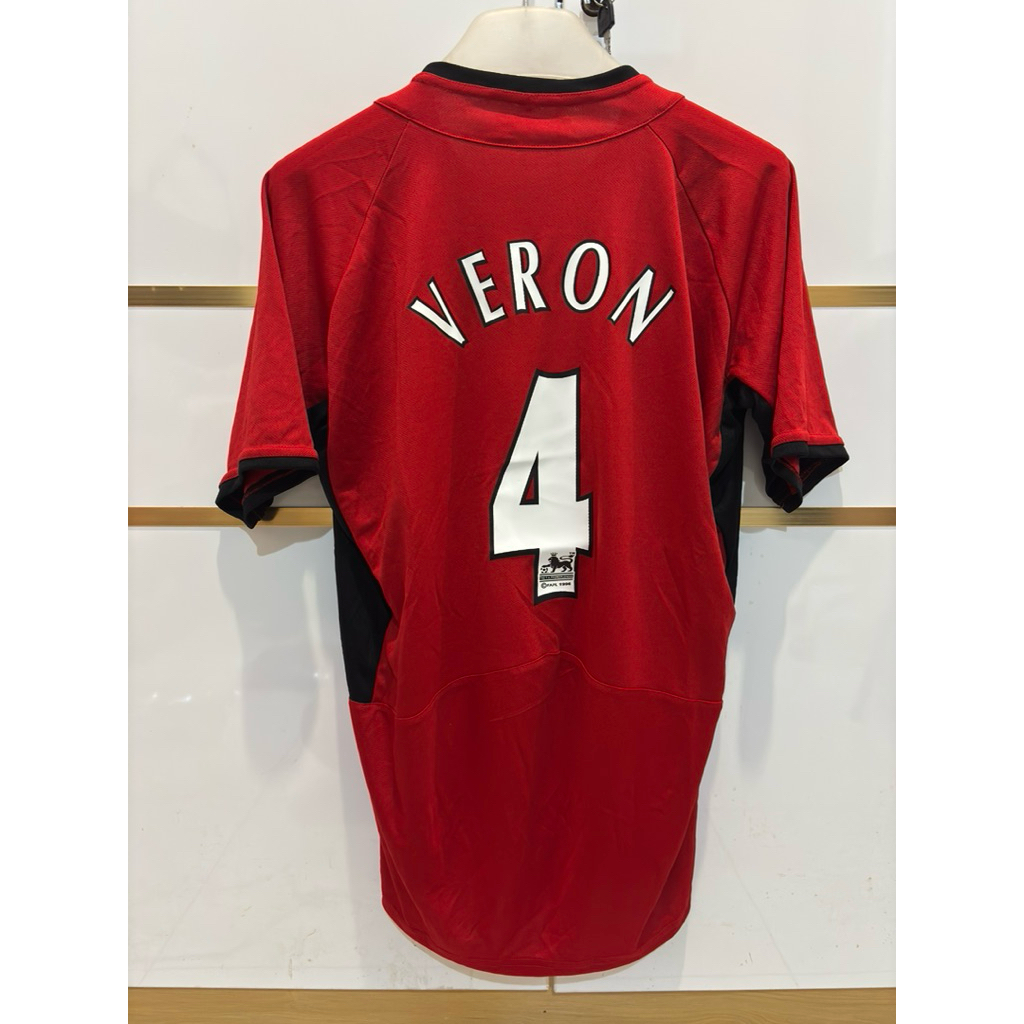 Jersey baju bola MU Manchester United 2002-2004 Veron 4