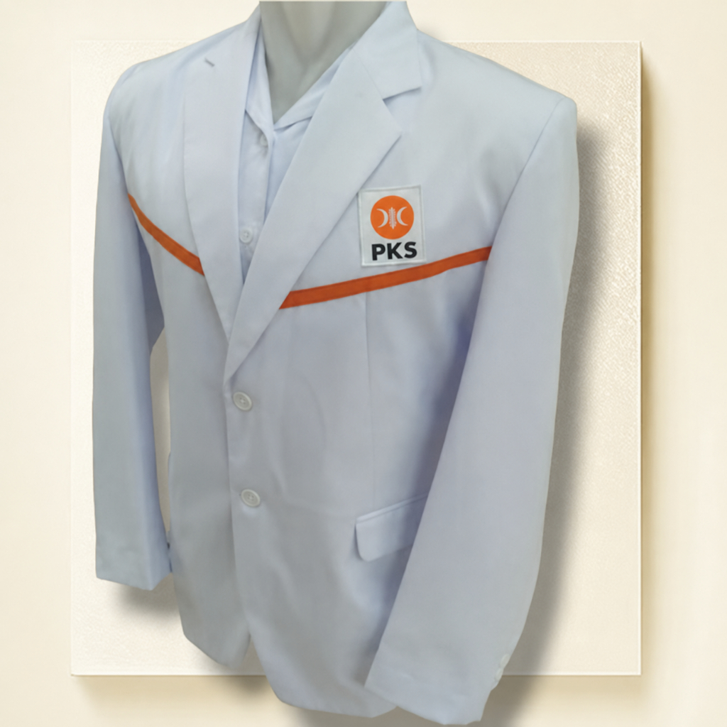 Jas blazer partai PKS Pria dan Wanita, Sudah Berikut Logo