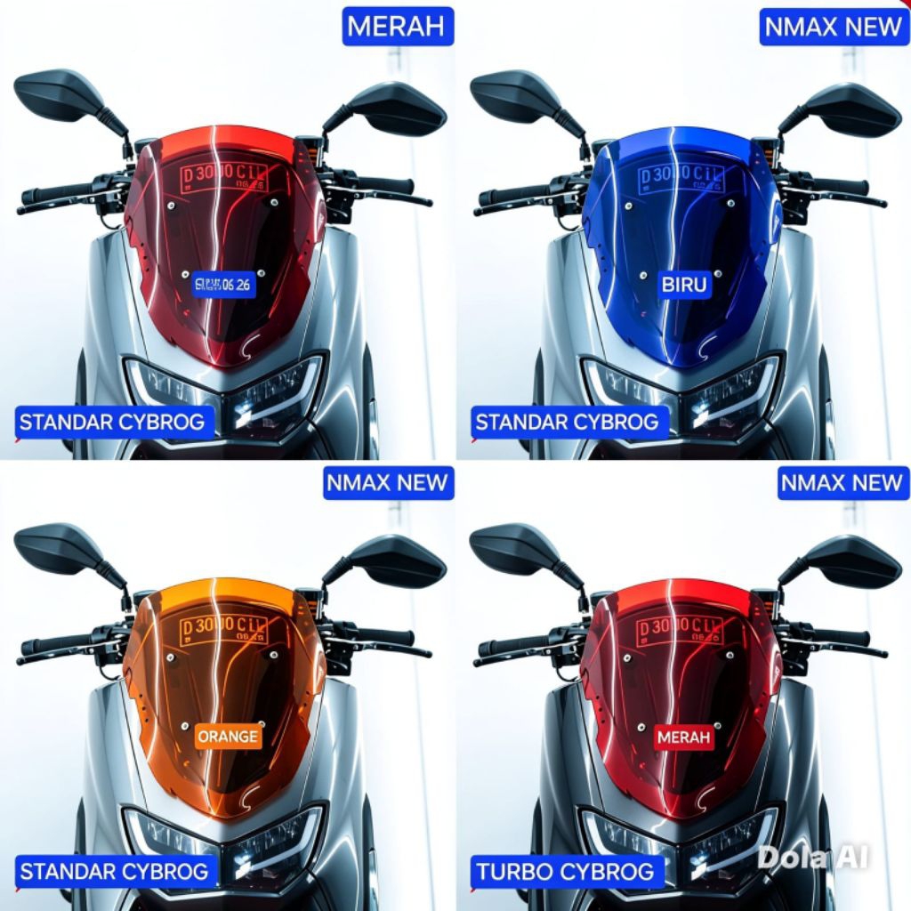 WINDSHIELD NMAX NEW VISOR NMAX NEW STANDAR CYBROG ( 2020-2023 )
