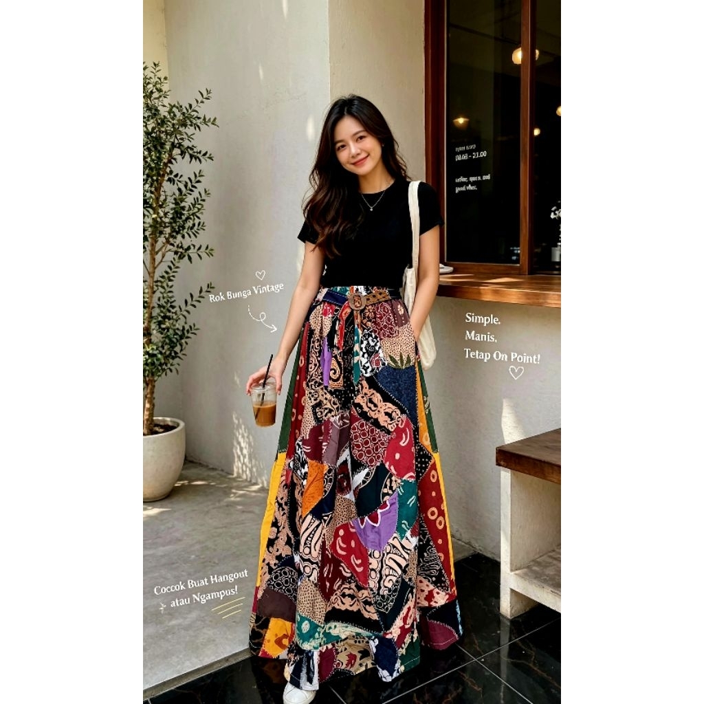 Rok batik perca