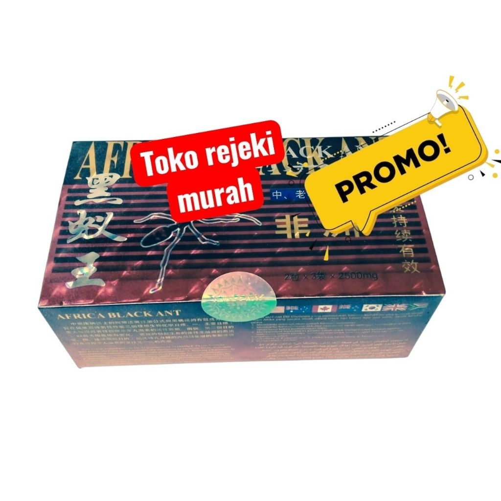 Overval Kaitan isi 15 pcs (1pcs 2 kaps)  cap Afrika black ant Pintu No5 - Desain Praktis, Mudah Dipa