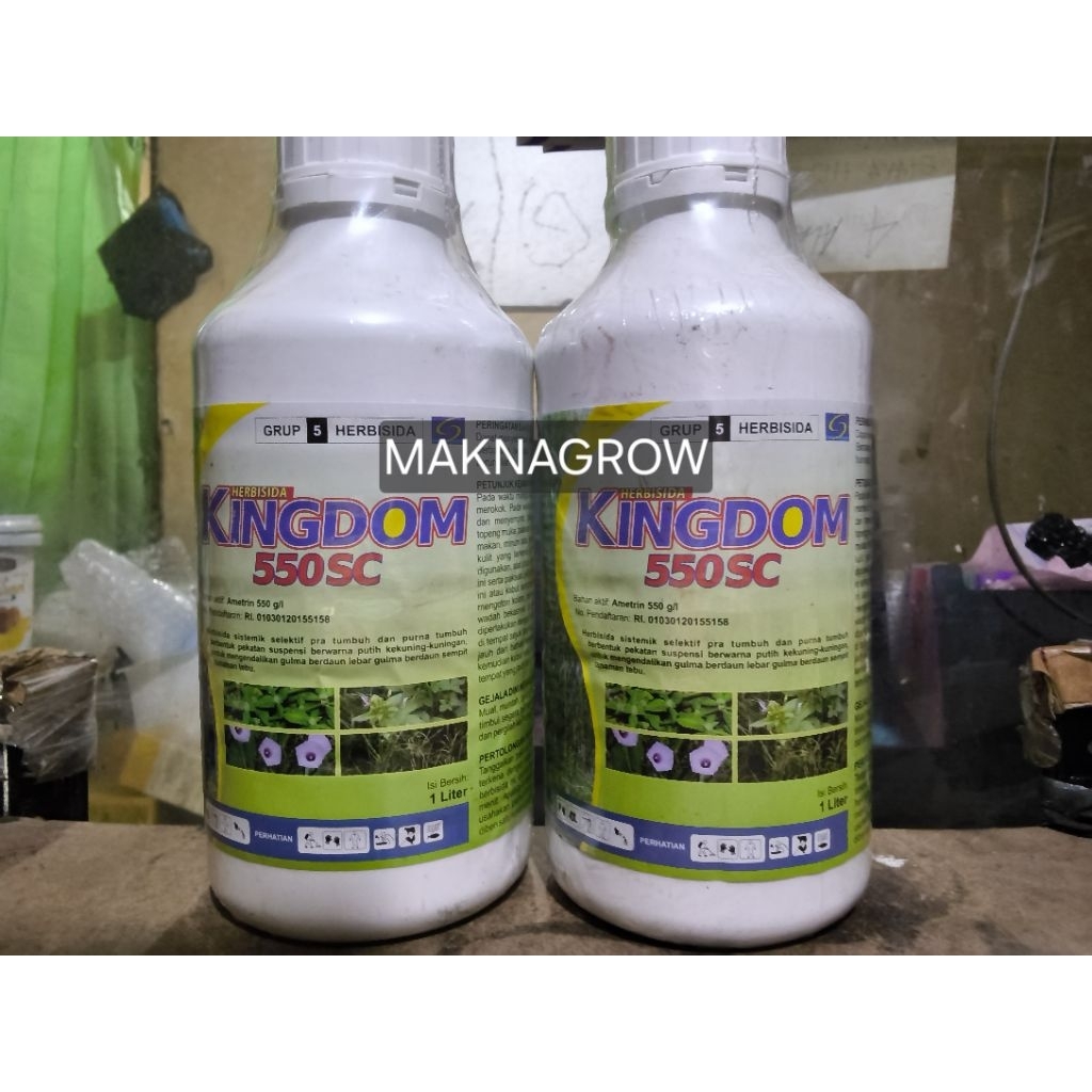 Herbisida sistemik selektif KINGDOM 550 SC Racun rumput 1 liter