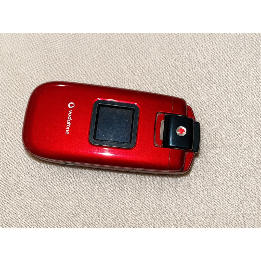 Kolektor Item HP Lipat Langka Toshiba TS921 (Vodafone 902T) Original Red - KONDISI NYALA