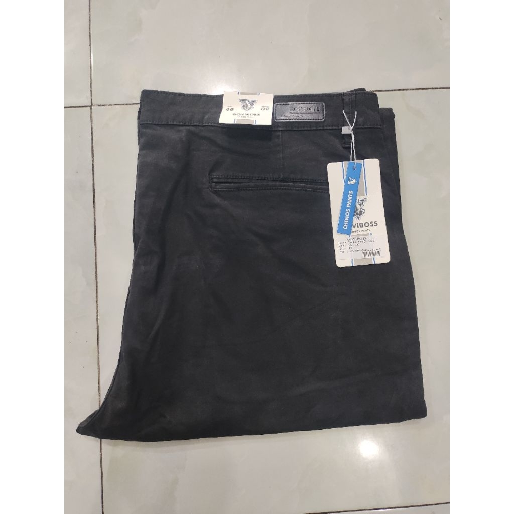 Celana Jumbo Goviboss Softjeans Hitam&Navy UK 40-46 || 100%Original