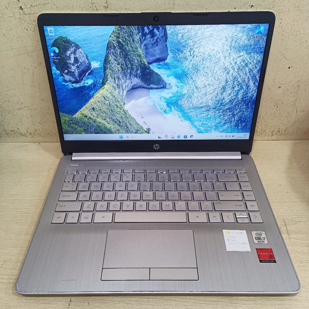 HP 14s cf2034Tx (2023) Intel core i7 10510U Ram 8/512 SSD AMD Radeon 530 series (5BHY5)