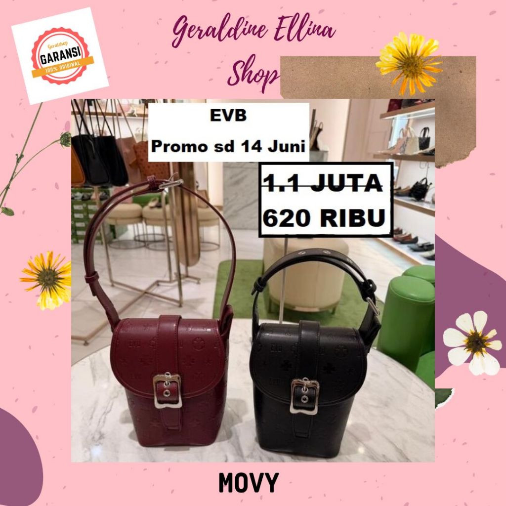 Tas selempang sling bag EVB wanita SALE 100% original seri MOVY