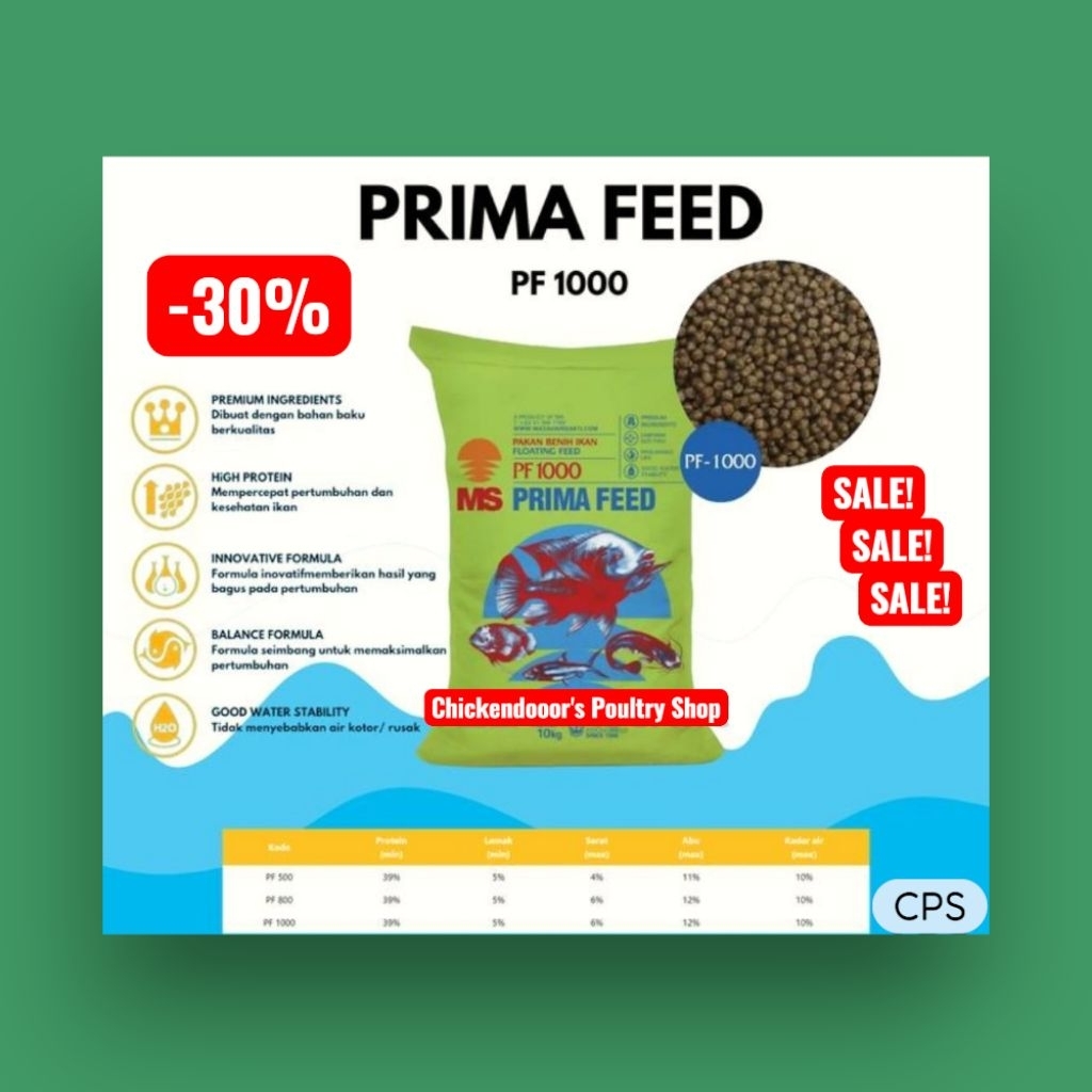 PF 1000 10KG PF1000 10KG PRIMA FEED PRIMAFEED