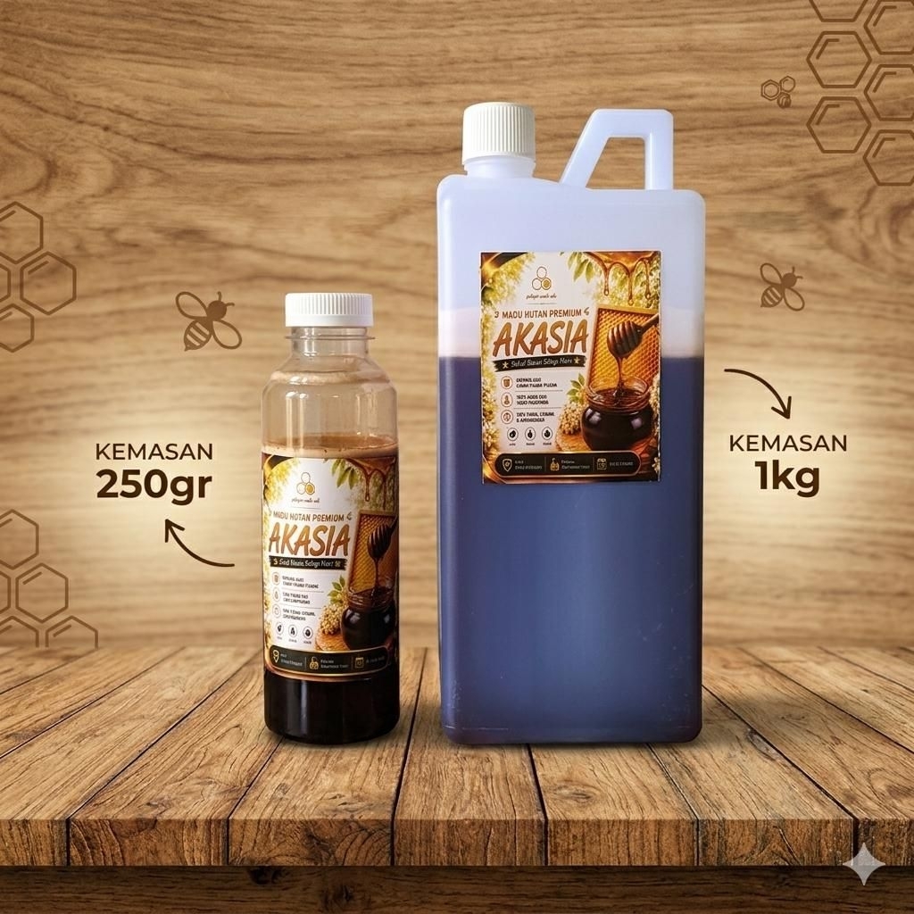 Madu akasia | Raw honey | Madu murni akasia
