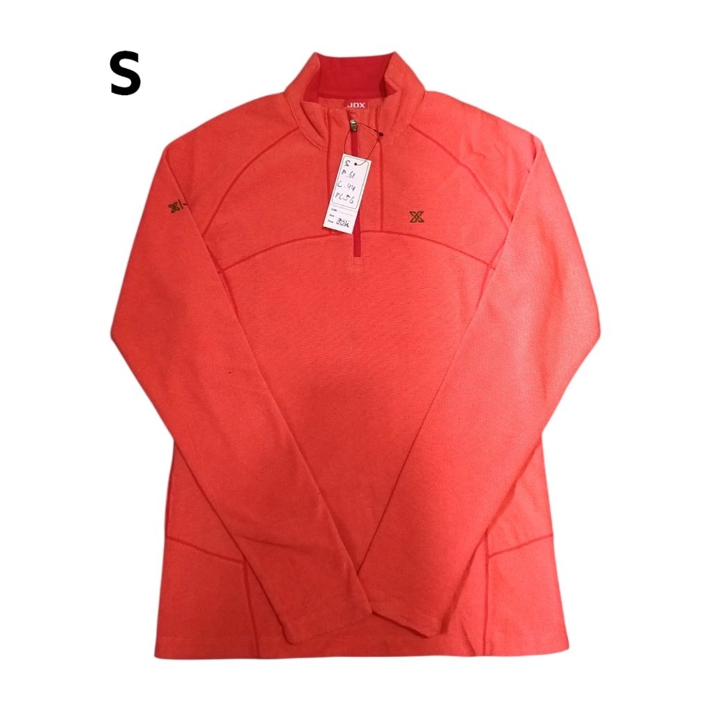 JDX size S baselayer outdoor second inner pollar tebal kaos gunung bekas baju half zip sweater