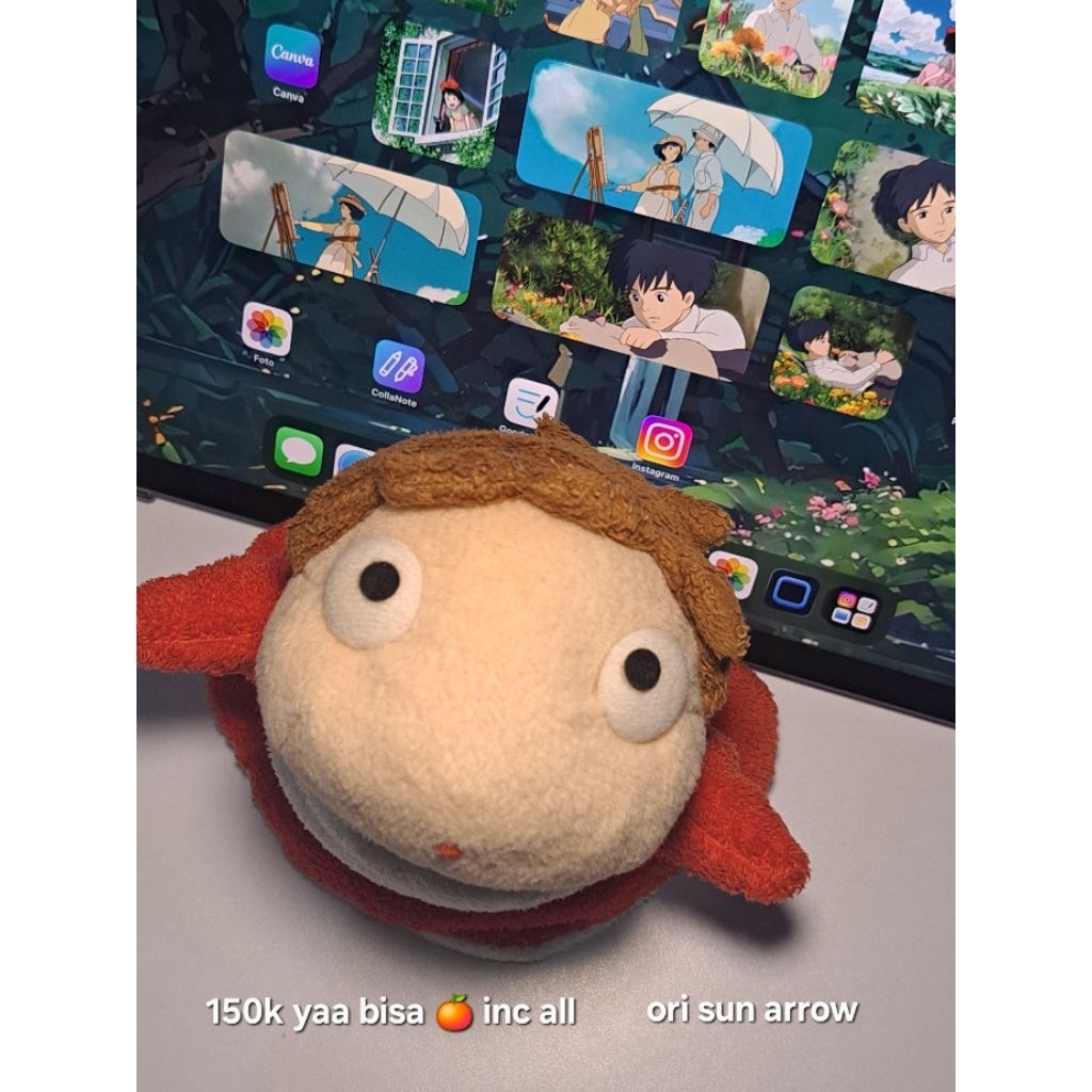 boneka ponyo 15 cm sun arrow