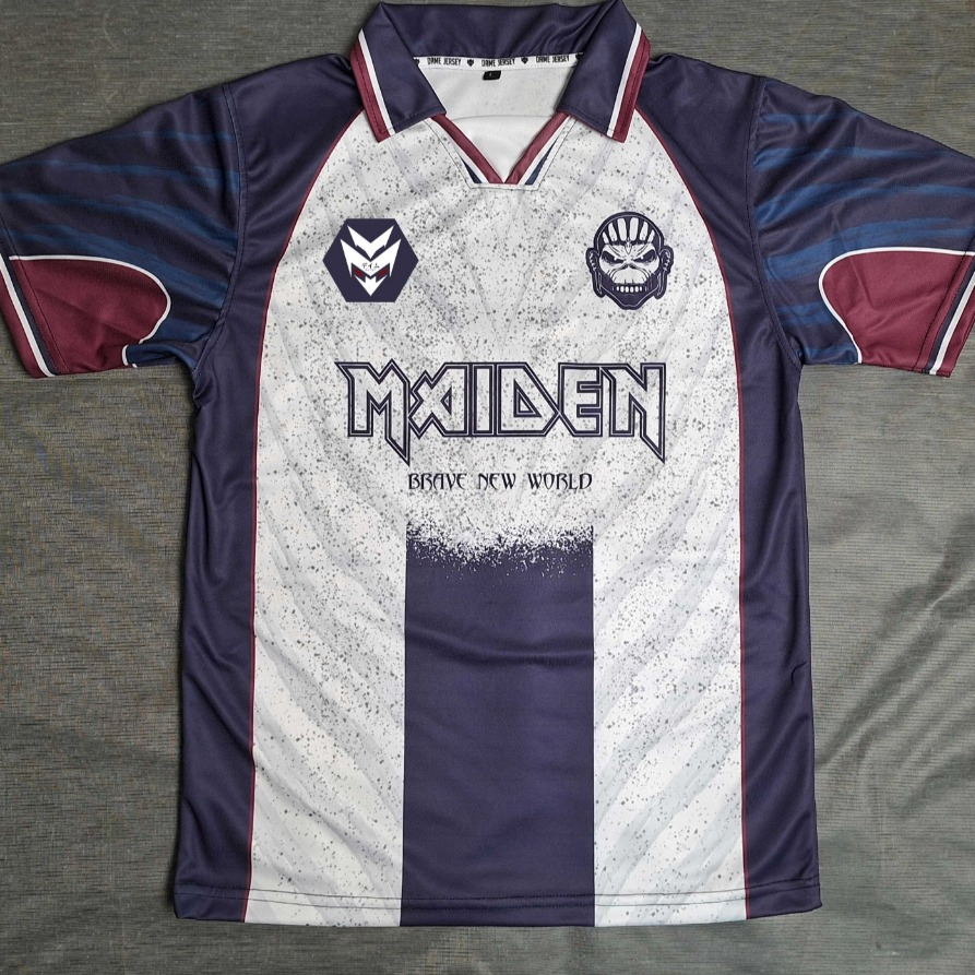 Jersey Dame Fantasy WEST HAM UNITED Band Bola Futsal Vintage