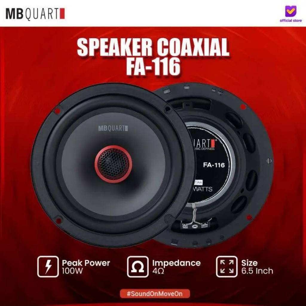 MB QUART FA-116 Coaxial speaker
