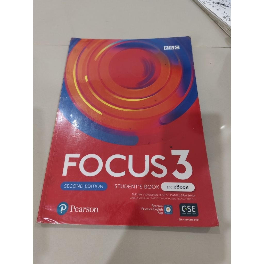 Buku English Focus 3 student book pearson second edition bekas