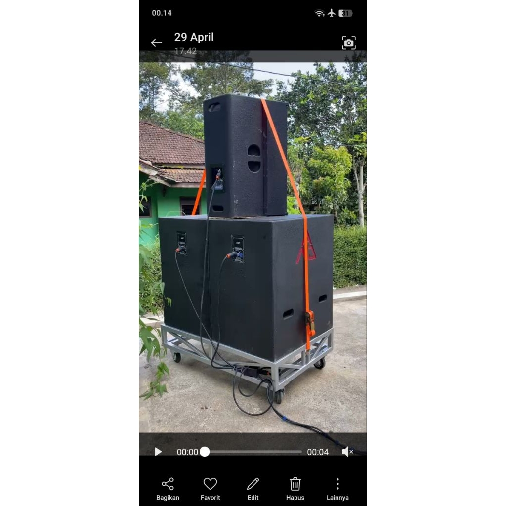 sound system lengkap 2way
