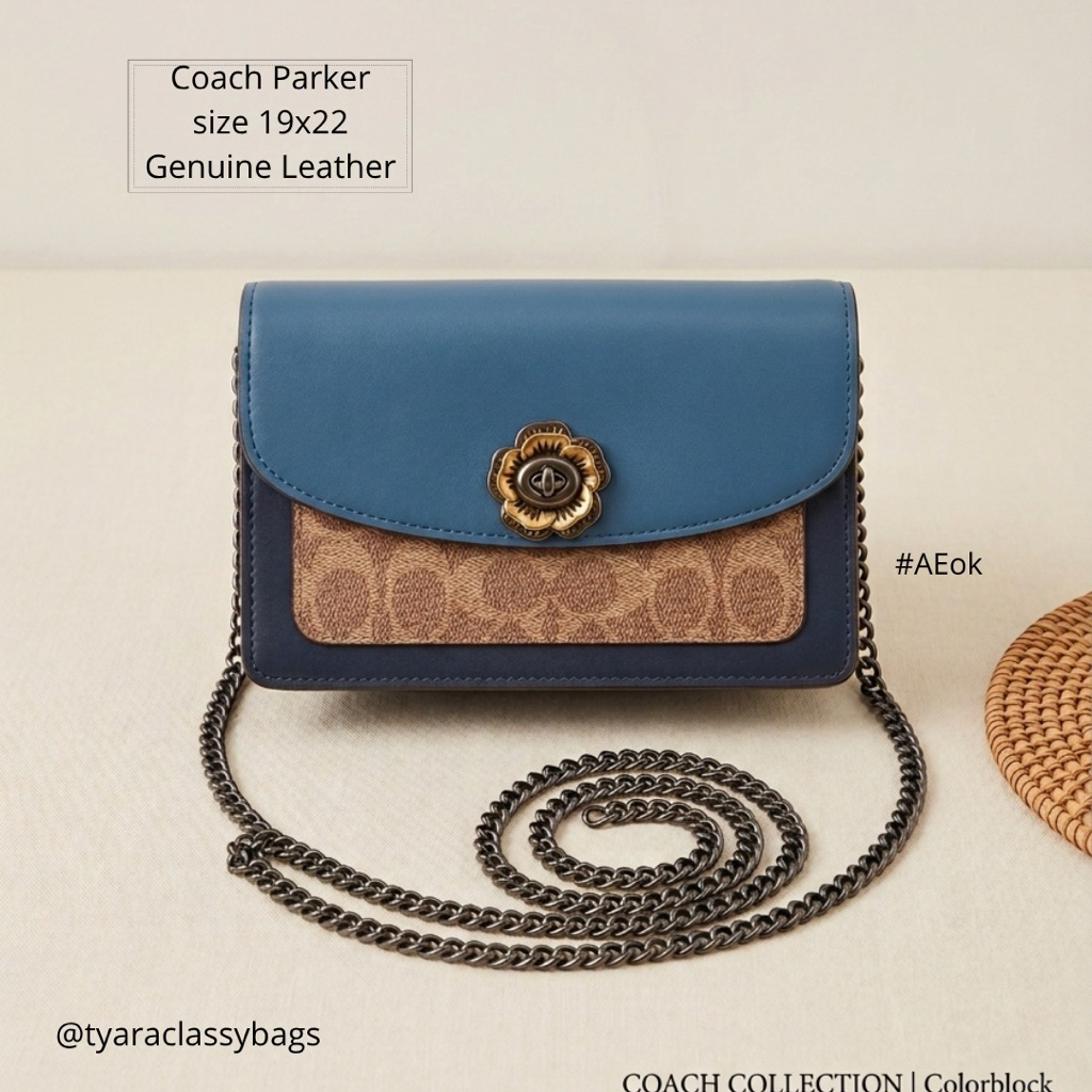 [Preloved / Second ] Coc Parker Sling Bag Mini Kulit Original