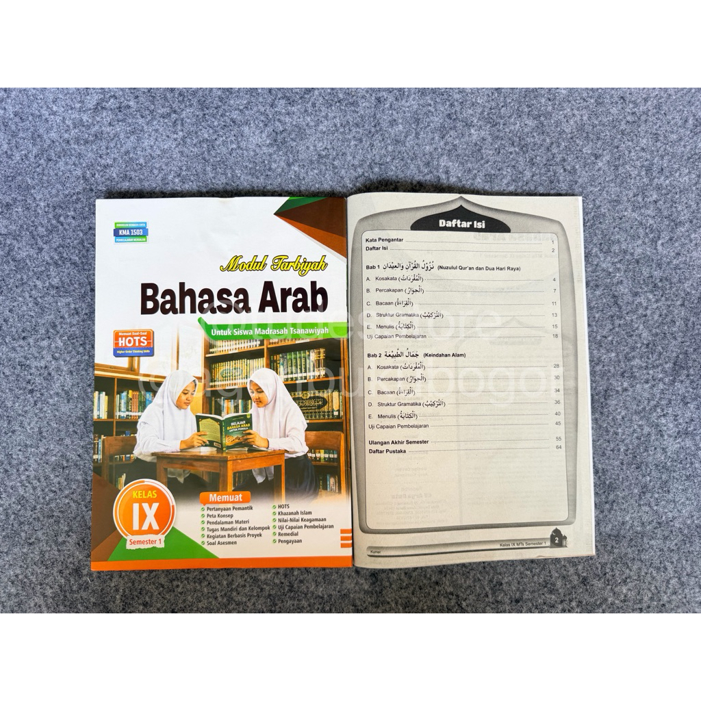 LKS BAHASA ARAB SMP SEMESTER 1 TERBARU
