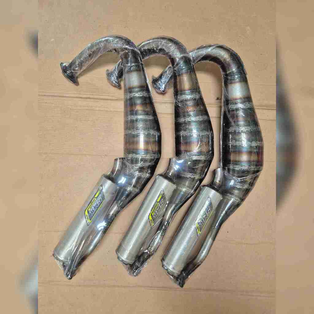 Knalpot SMR RX-King Kolong PDK Scorpio Plat Karat