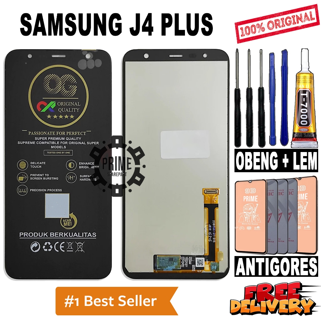 LCD TOUCHSCREEN SAMSUNG J4 PLUS ORIGINAL OEM LCD SAMSUNG J4+ FULLSET