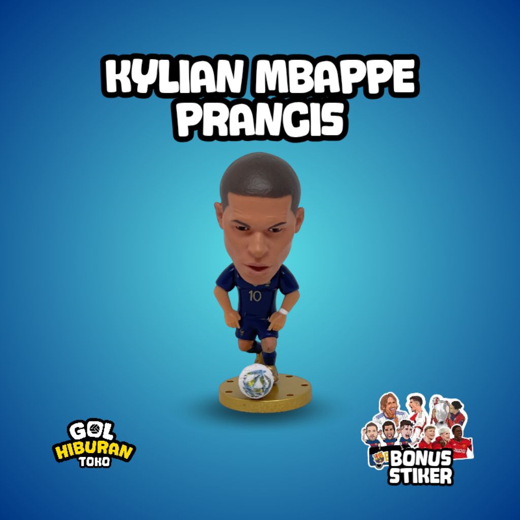 Kylian Mbappe Prancis Action Figure