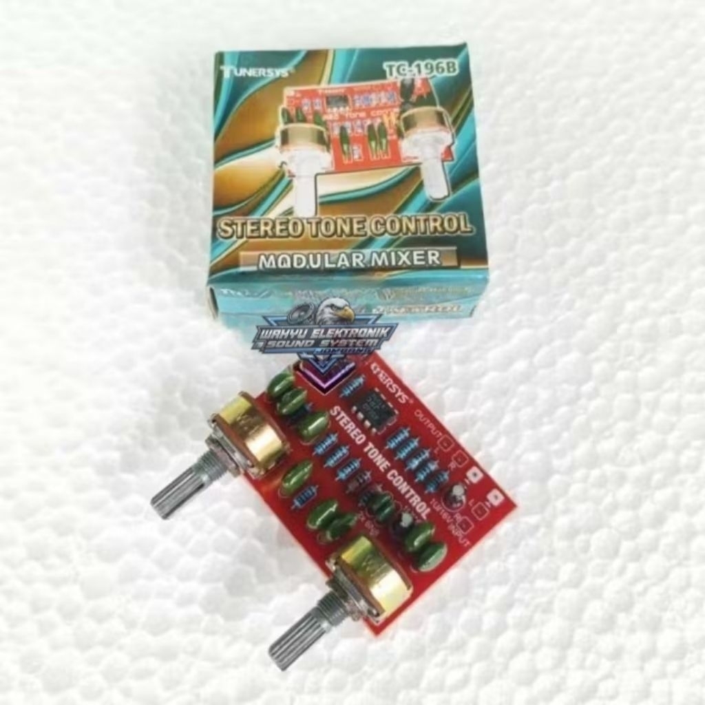 Kit Tone Controll Modular Stereo Mixer 2 Potensio By TUNERSYS Original