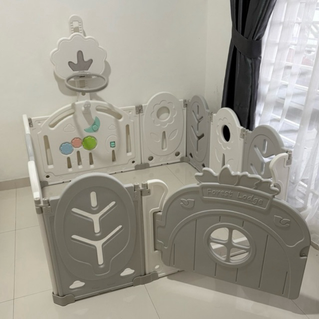 PRELOVED - LUMBA BABY PLAY FENCE 8+2 / PAGAR BERMAIN ANAK (KHUSUS SESAMA BATAM AJA)