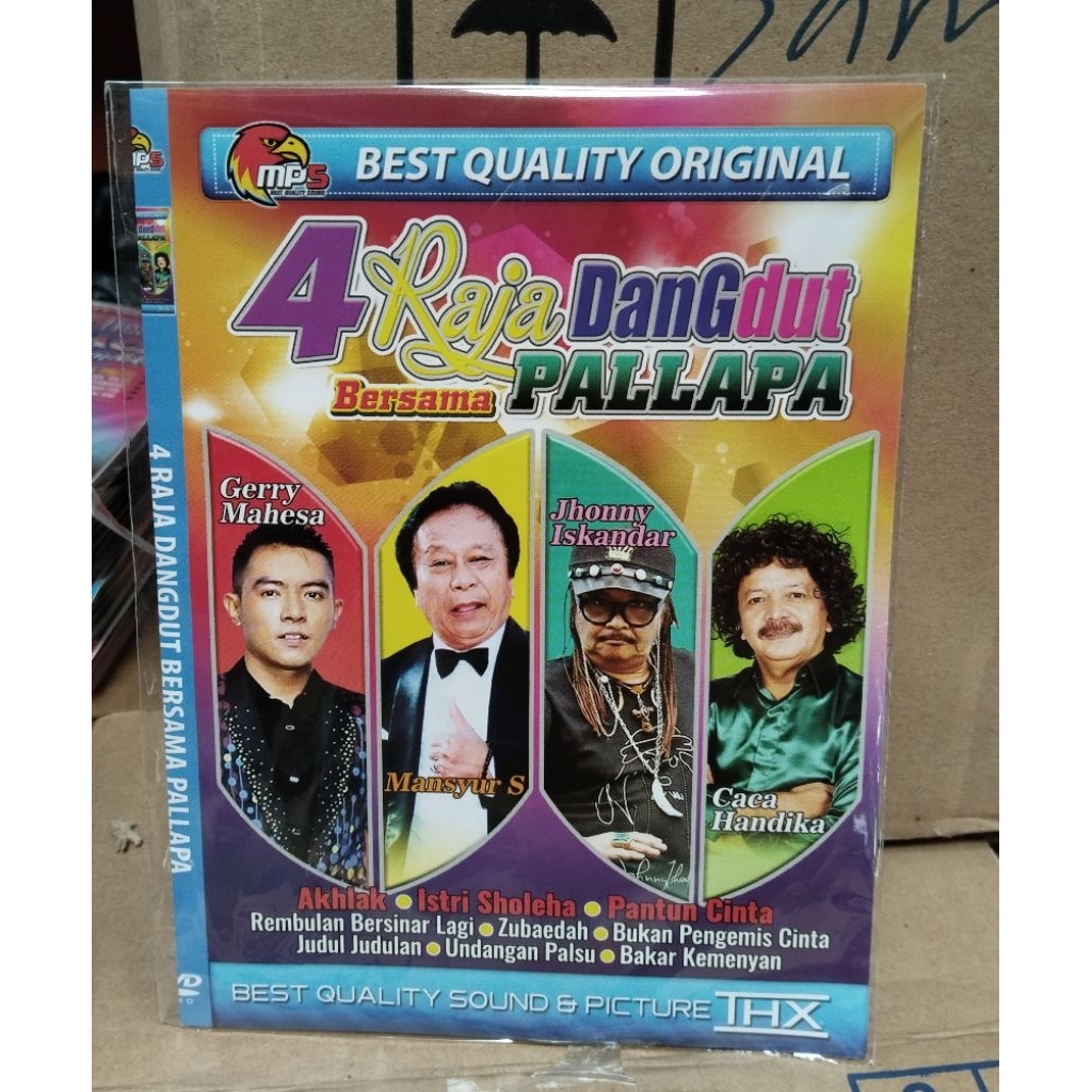 Kaset Mp5 lagu 4 raja dangdut palapa