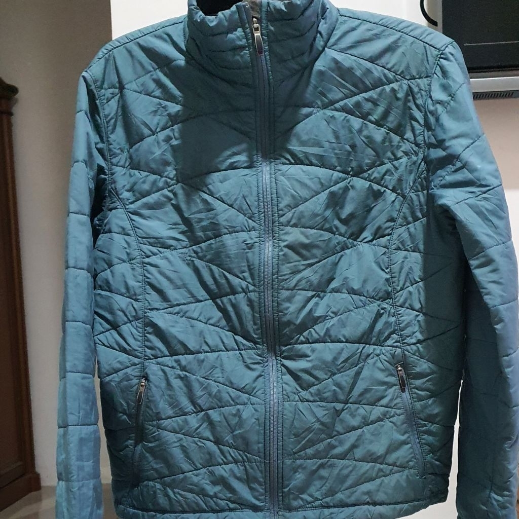 Jaket Puffer Columbia Hijau Tosca