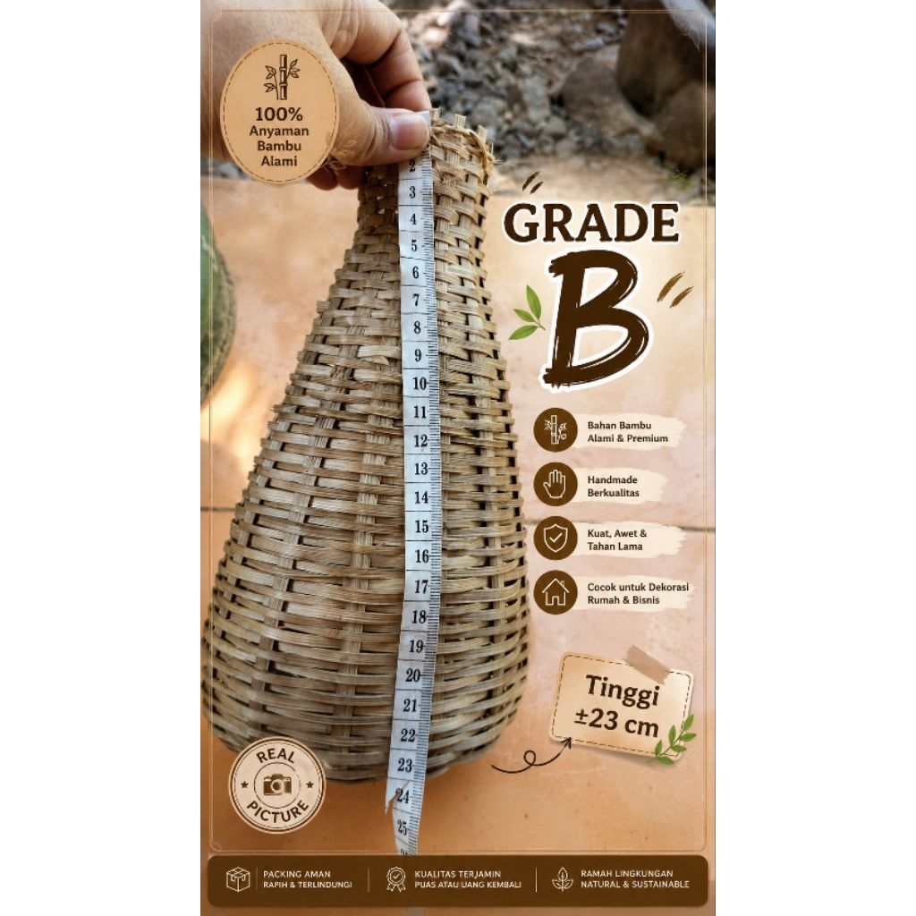 Telik (Perangkap Udang, Belut, Ikan) Grade B