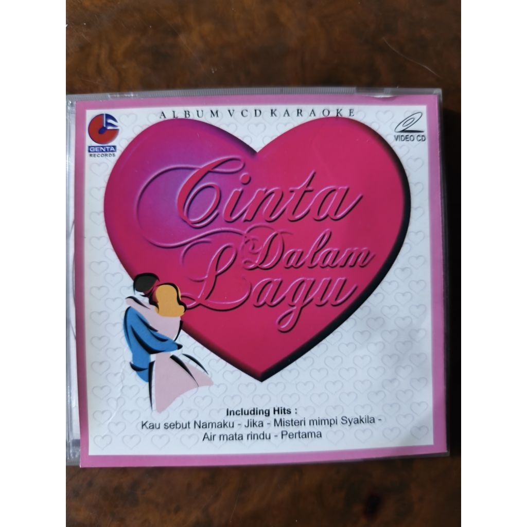 VCD Musik Karaoke original CINTA DALAM LAGU