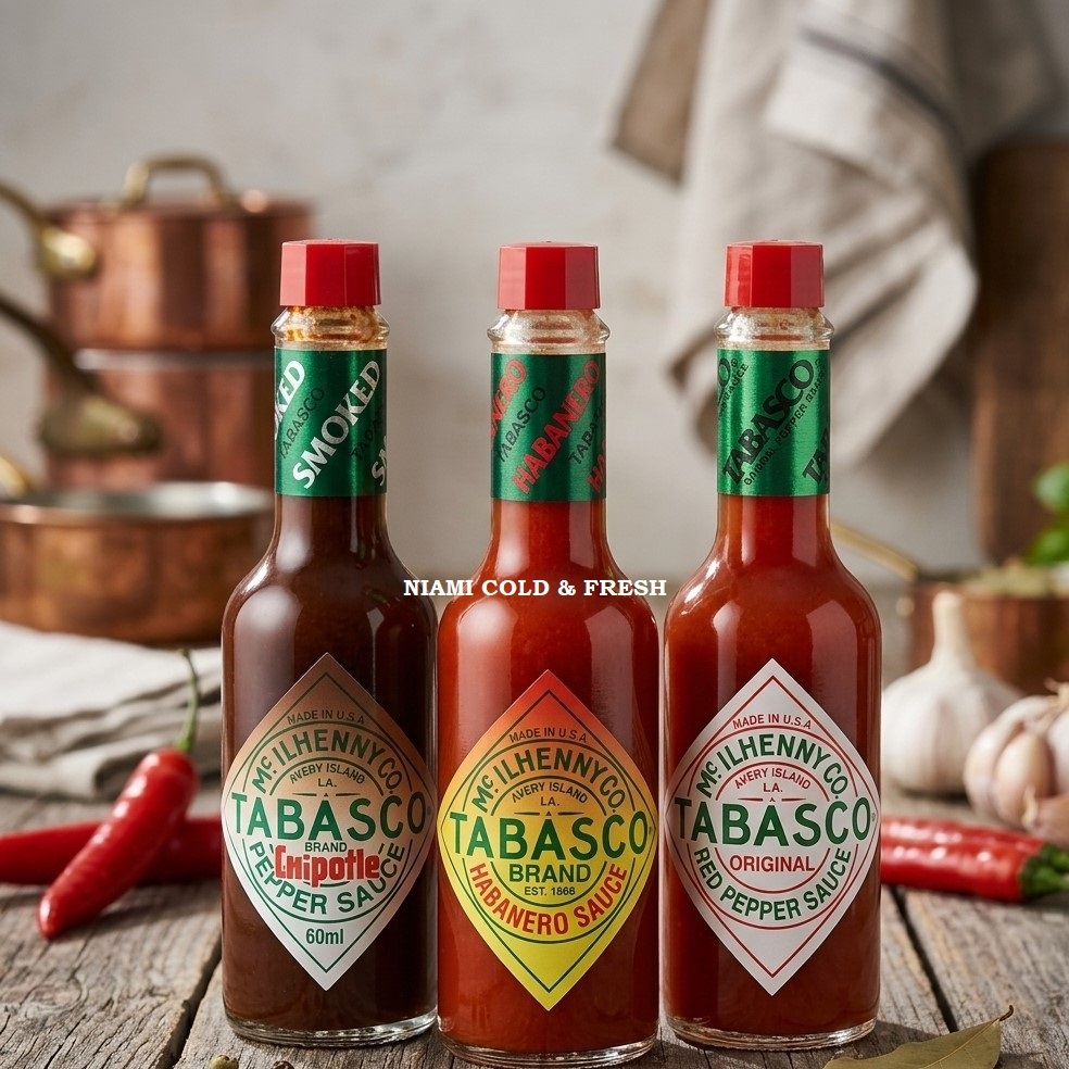 Tabasco Red Pepper, Chipotle & Habanero Sauce 60 Ml | Saus Cabai Pedas Khas Sambal Amerika