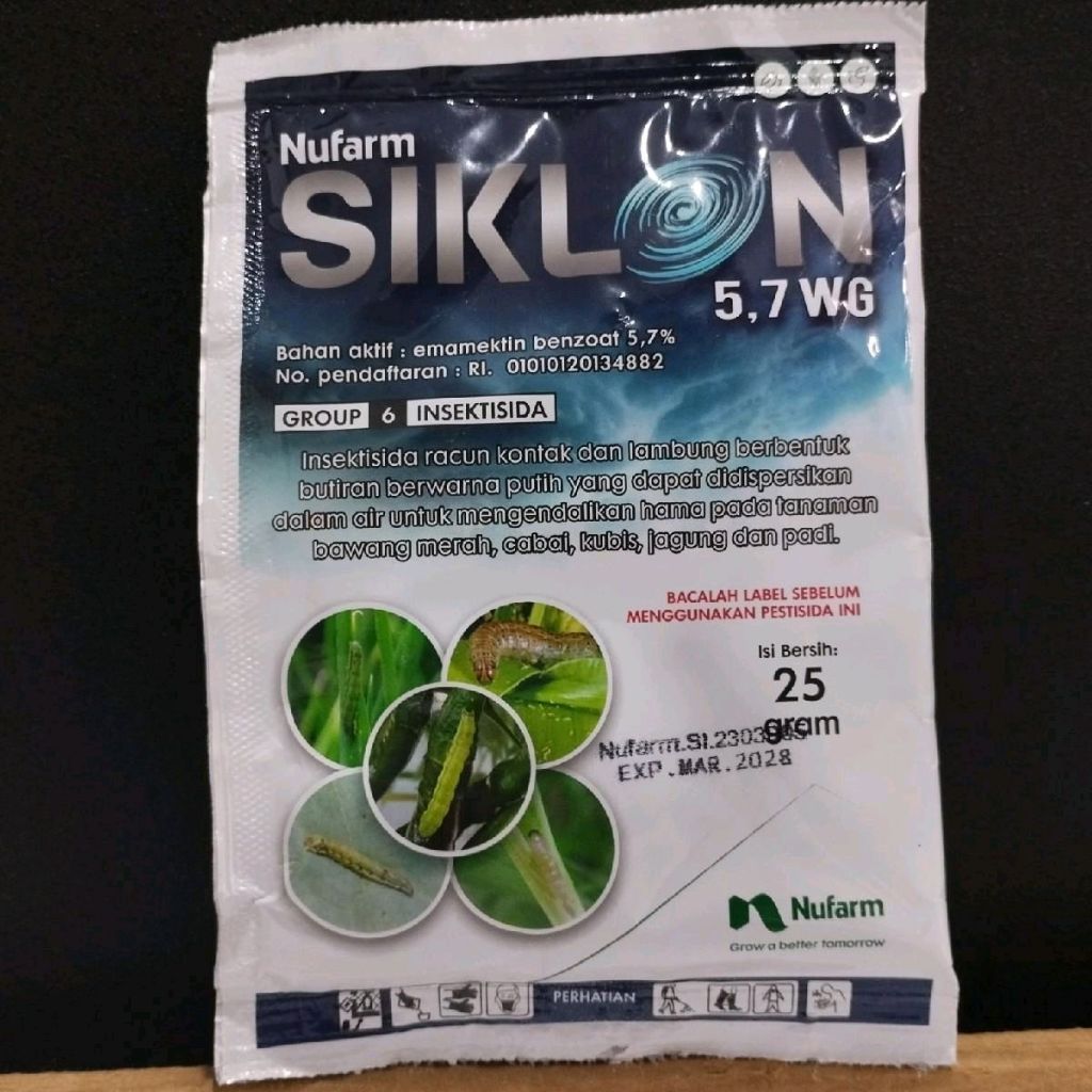 Siklon 25 gram Pembasmi Ulat - Siklon 5,7 WG 25gr