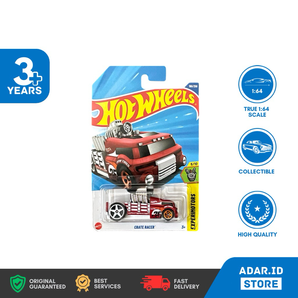 HOT WHEELS - CRATE RACER - EXPERIMOTORS 5/10 - HW REGULAR 160/250 - JBB87