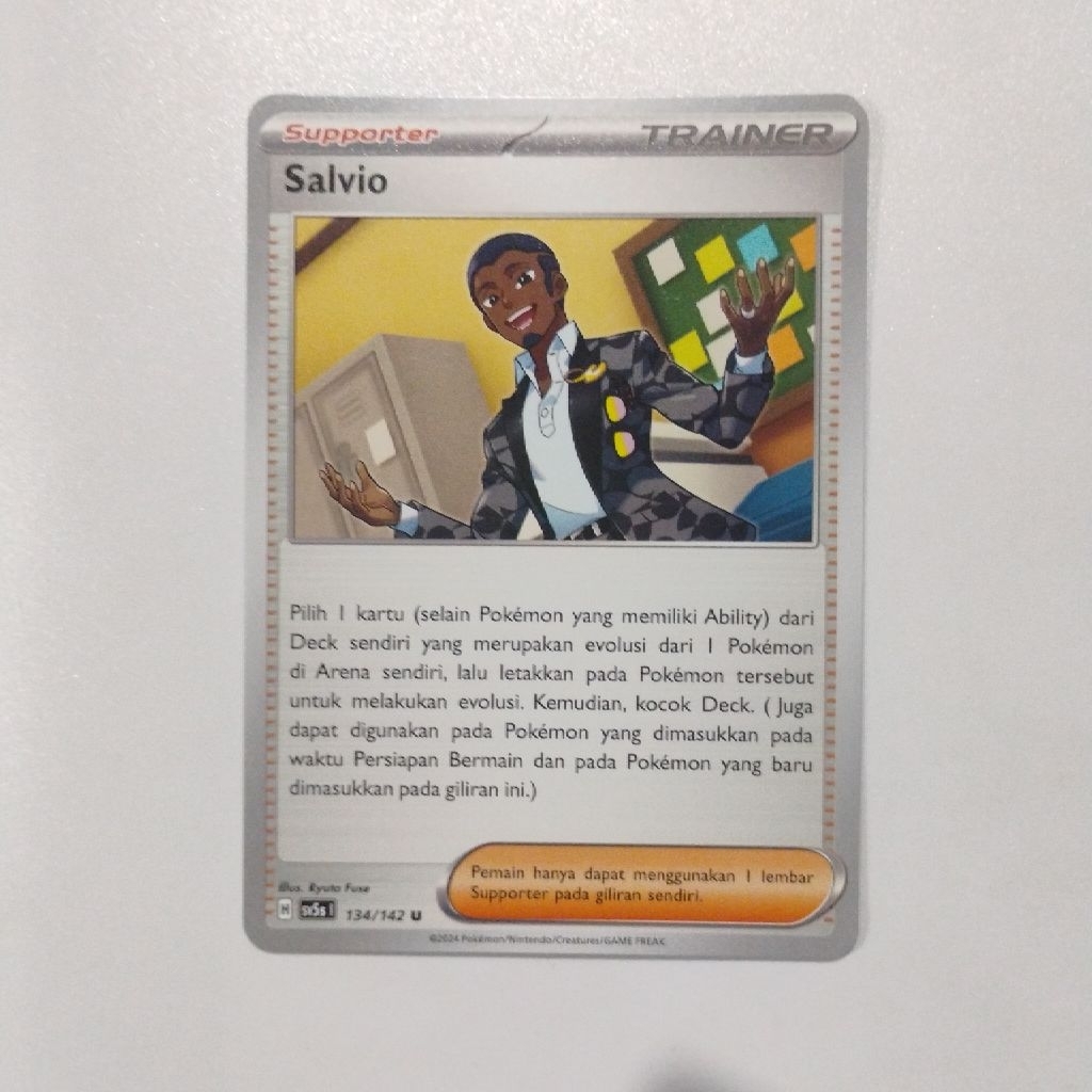 Salvio u sv5s 134/142 Pokemon TCG Indonesia