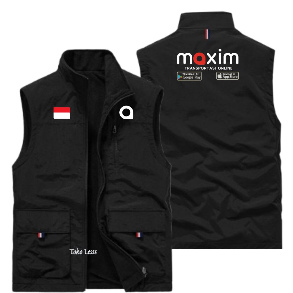 Rompi Outdoor Vest MAXIm, ROmpi Motor MAXIM, Rompi Ojol Driver MAXIM