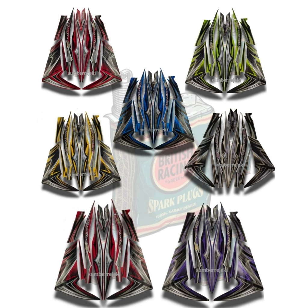 STIKER STRIPING JUPITER Z ROBOT 2011