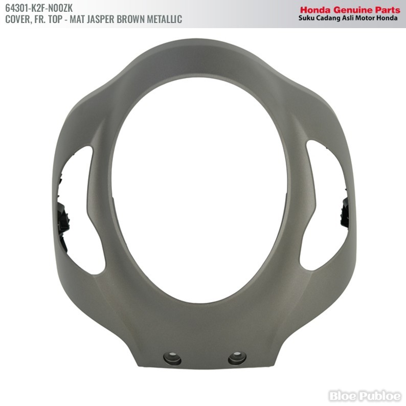 Cover Depan Coklat Doff Honda Scoopy eSP 2020 - 64301K2FN00ZK - COVER, FR. TOP MAT JASPER BROWN META