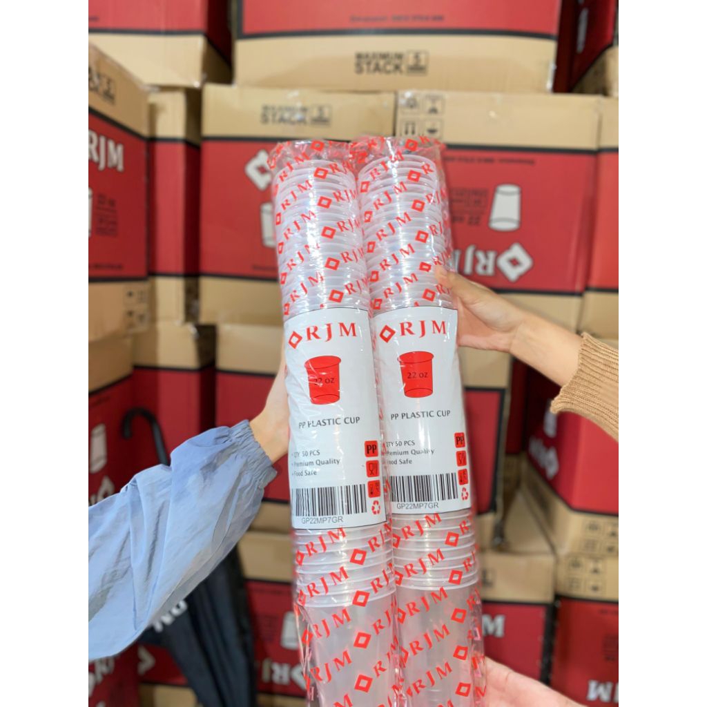 (TERLARIS)Cup 18 oz    RJM cupe esteh  isi1000cup