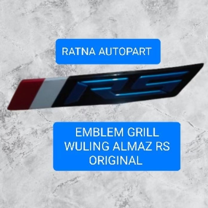 EMBLEM GRILL WULING ALMAZ RS HAYBRID ORIGINAL