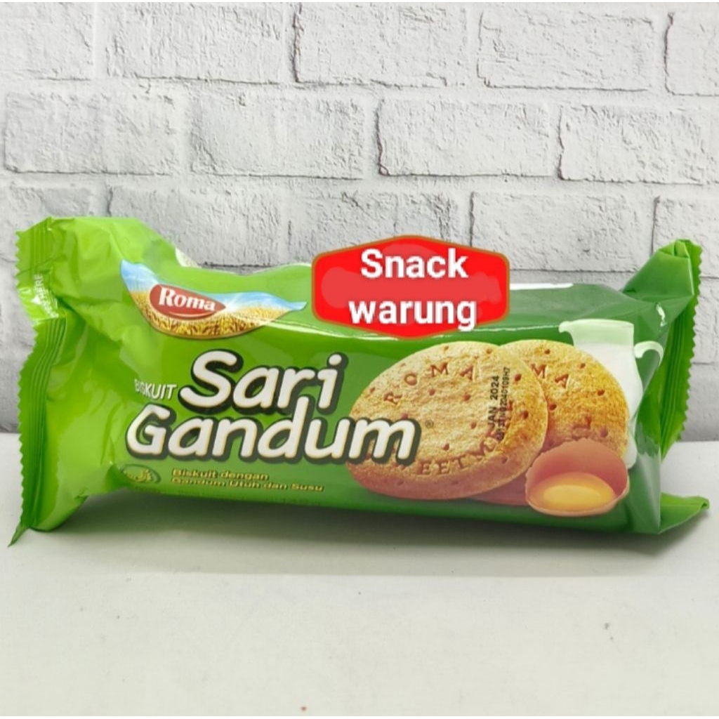 Roma Sari Gandum 149 gram | Roma Biskuit | Sari Gandum Roll | Sari Gandum Tawar