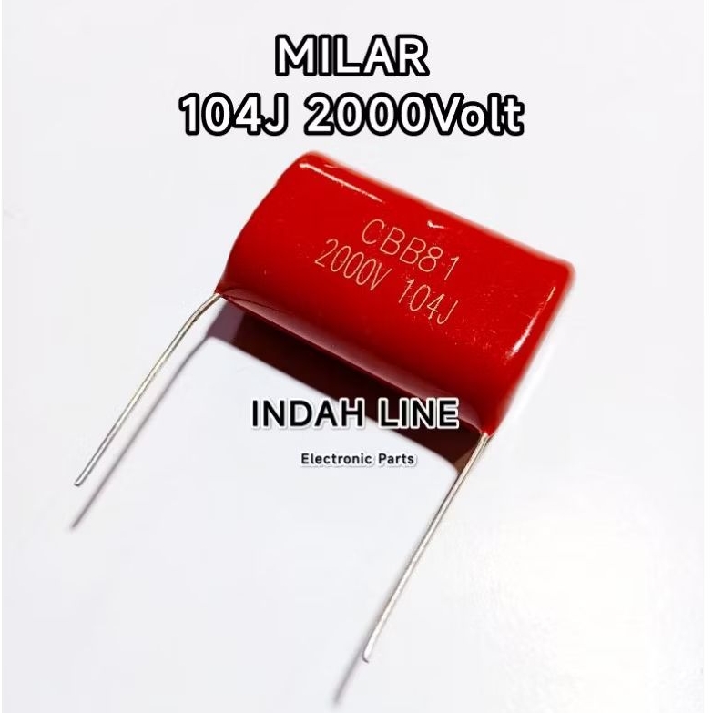 104J 2000V Capacitor Milar 100nF 2000 Volt Kapasitor 0.1uF 2000V 104J