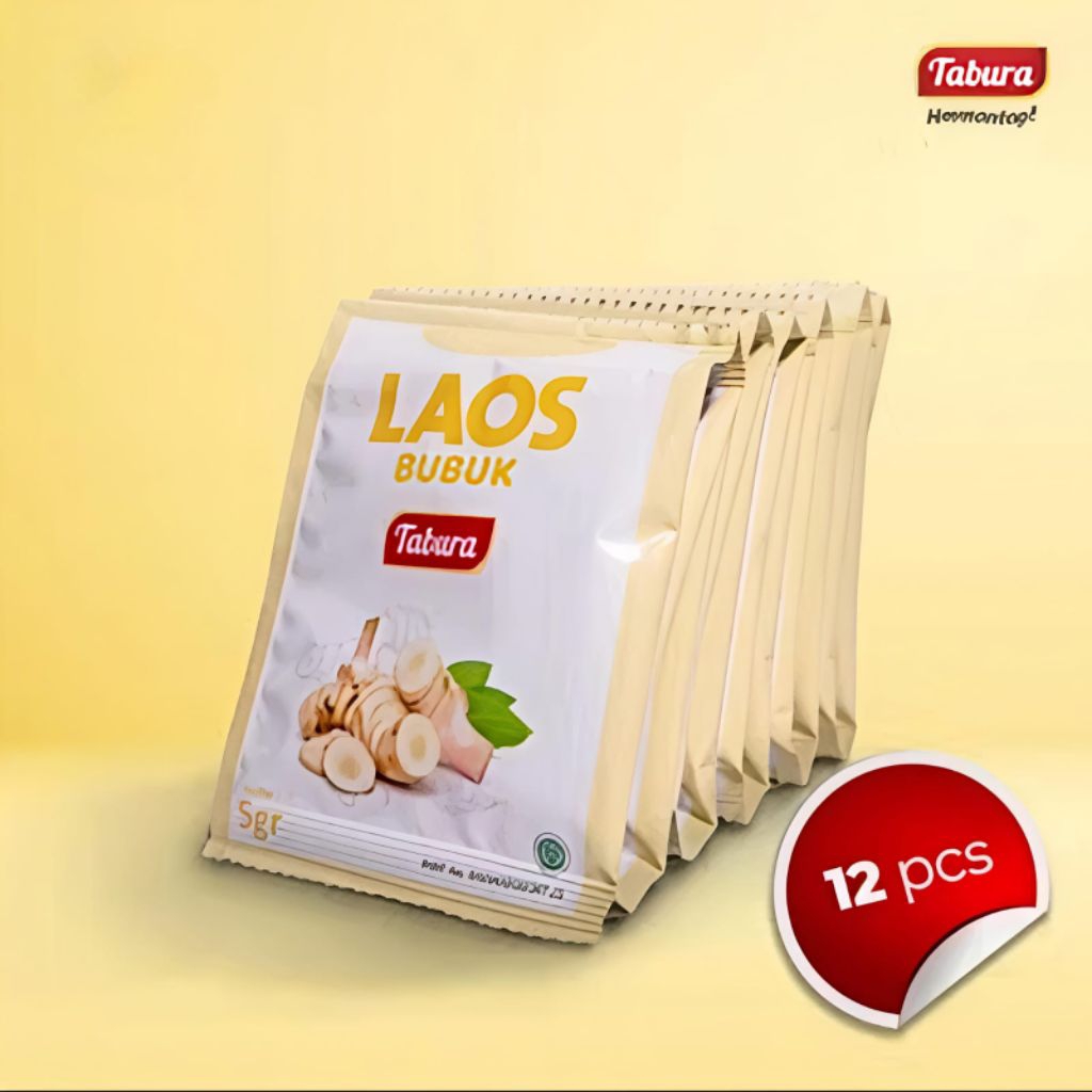 Laos Bubuk 12 pcs | Laos Bubuk Tabura Paket 1 Renceng