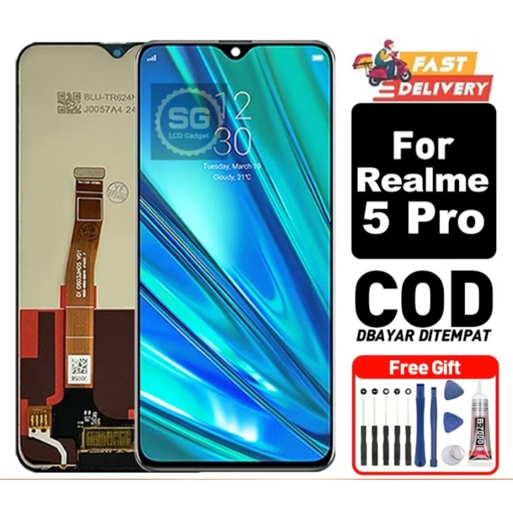 LCD for Realme 5 PRO Fullset hp layar Touchscreen murah For Glass Touch Screen