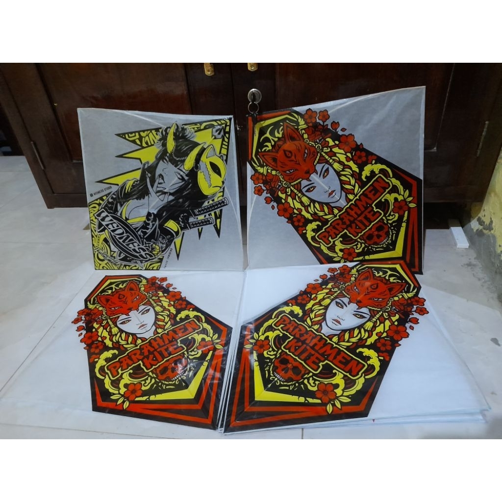 layangan sukhoi 3 warna superan cocok buat lomba